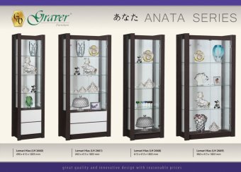 Graver Lemari Hias LH 2668 - Walnut - Khusus Jabodetabek November 2019 - 2 Graver Lemari Hias LH 2668 - Walnut - Khusus Jabodetabek - 2