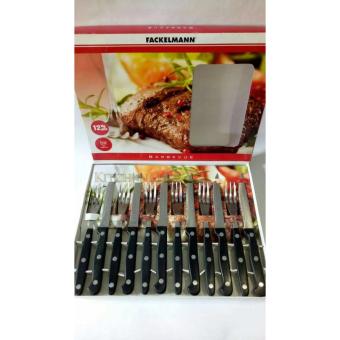 Harga Promo Set Pisau Steak & Garpu 12 Pcs Fackelmann + Hadiah Pebruari 2019 - 2 Harga Promo Set Pisau Steak & Garpu 12 Pcs Fackelmann + Hadiah - 2