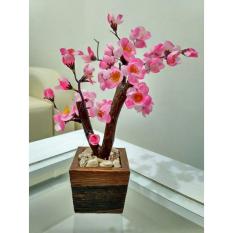 Hiasan Meja Bunga Sakura Mini Pink Indonesia Hiasan Meja Bunga Sakura Mini Pink