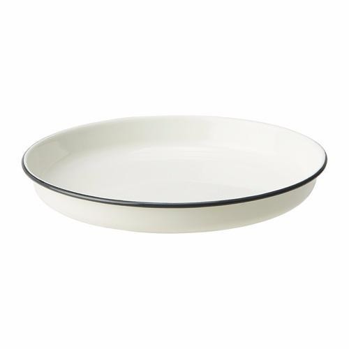 IKEA SMASKIGA Piring, putih diameter 20 cm
