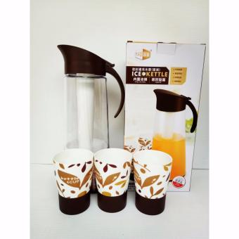 Sakura Jug Ice kettle 2L with 3cup cokelat