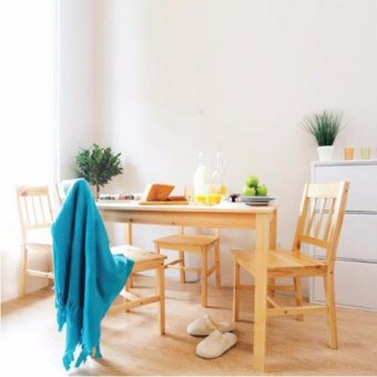 JYSK Funiture Meja Makan + Kursi Lacquered Pine TYLSTRUP | Lazada Indonesia