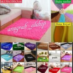 karpet/matras bulu rasfur lembut dan empuk uk 150x100cm