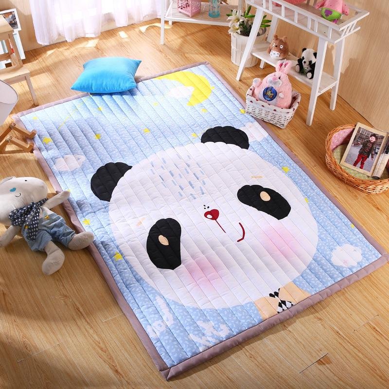 Kartun Anti-slip Baby Play Mat Cotton Thicken Kids Rugs Crawling Mats Pad Washable Bayi Merayap Karpet Lantai Mat Kids Room Cushion Toy Game Rugs 150x200 Cm-Intl