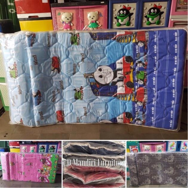 Kasur Busa Lipat 100x180cm Plus Bantal Uniland Kain Kualitas Tinggi Kasur Busa Lipat 100x180cm Plus Bantal Uniland Kain Kualitas Tinggi