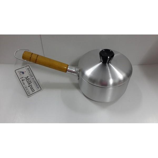 Kidstafun - BIMA PANCI SUSU ALUMINIUM UK 14CM MILK PAN SAUCEPAN NO 155 HIGH GRADE - Multicolor