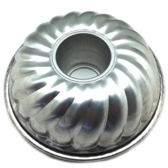 Kiwi - Cetakan Bolu Kipas Dengan Pilar Diameter 22 cm - Perak