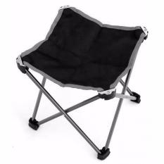 Kursi Lipat Outdoor Fishing Stool Chair-hitam