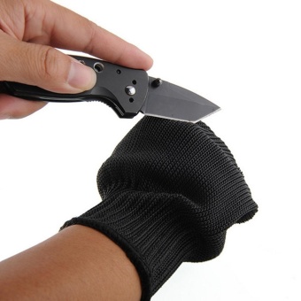 LingTud Cut Resistant Fishing Fillet Gloves With Stainless SteelMesh(Black, 1 Pair) - Intl Desember 2018 - 2 LingTud Cut Resistant Fishing Fillet Gloves With Stainless SteelMesh(Black, 1 Pair) - intl - 2