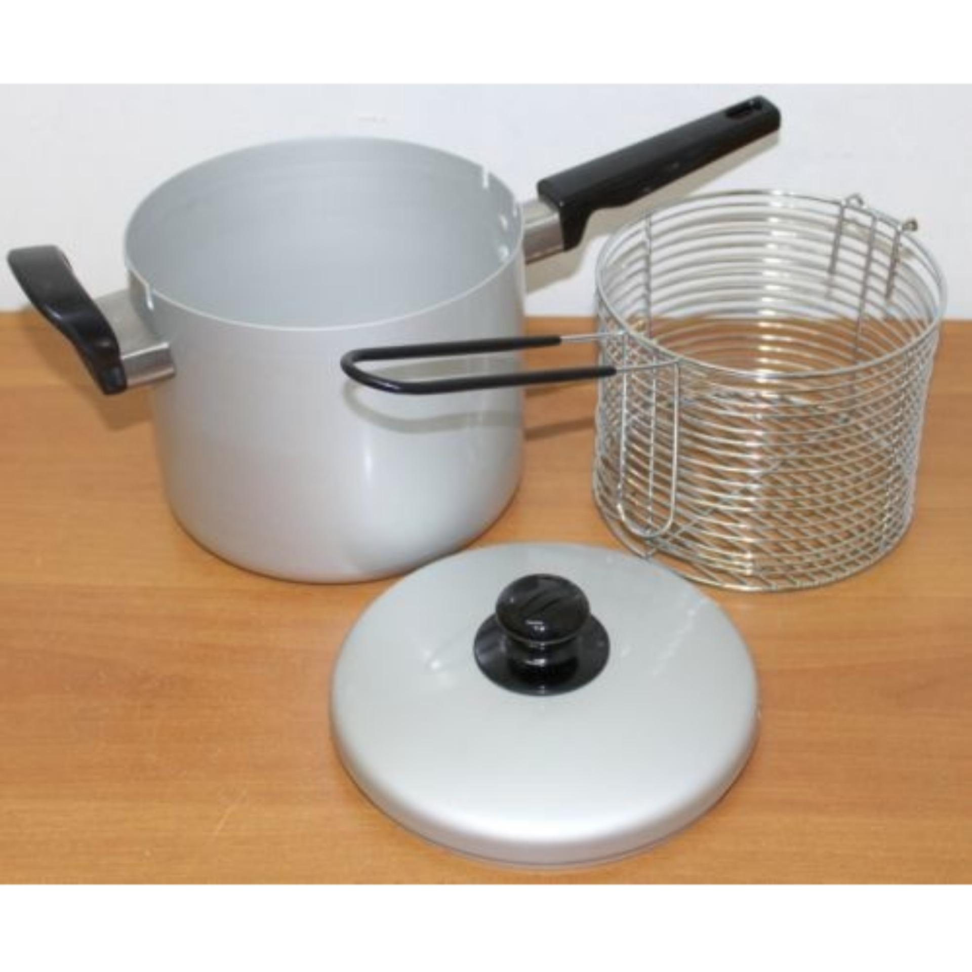 MASPION Multi Fryer Deep Alat Penggorengan Panci Aluminium 18 SH