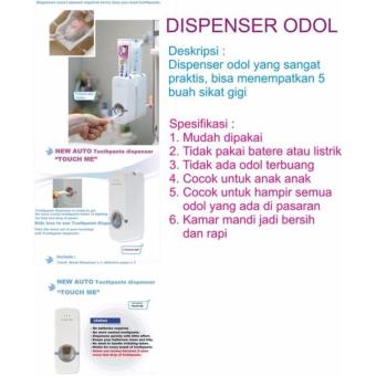 Neo Dispenser Odol Toothpaste Dispenser & Brush Set DispenserOdol Pasta Gigi Dan Tempat Sikat Gigi Pebruari 2019 - 3 Neo Dispenser Odol Toothpaste Dispenser & Brush Set DispenserOdol Pasta Gigi Dan Tempat Sikat Gigi - 3