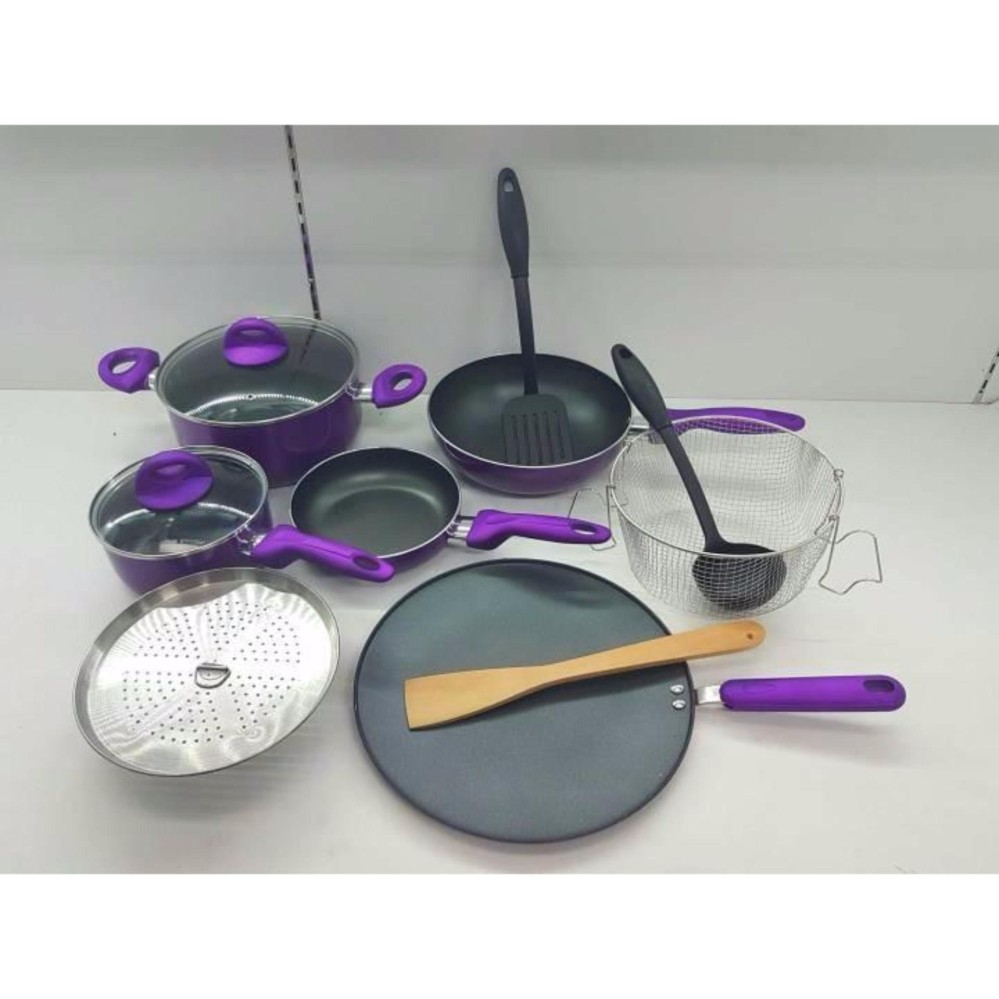 Panci Set Supra Rosemary 12 pcs Ungu