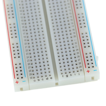 Papan Rangkai Non Solder 400 Titik Ikat PCB Papan Tempat Memotong Roti Untuk Arduino Mei 2019 - 4 Papan rangkai non solder 400 titik ikat PCB papan tempat memotong roti untuk Arduino - 4