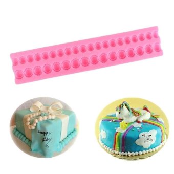 Pearl Merangkai Manik-Manik Silikon Fondant Renda Cetakan KueCetakan Tanah Liat Alat Dekorasi Kue Juli 2019 - 4 Pearl Merangkai Manik-Manik Silikon Fondant Renda Cetakan KueCetakan Tanah Liat Alat Dekorasi Kue - 4