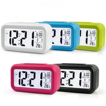 Smart Digital LCD/LED Alarm Clock Temperature Calendar Auto Night Sensor Clock - White April 2019 - 2 Smart Digital LCD/LED Alarm Clock Temperature Calendar Auto Night Sensor Clock - White - 2