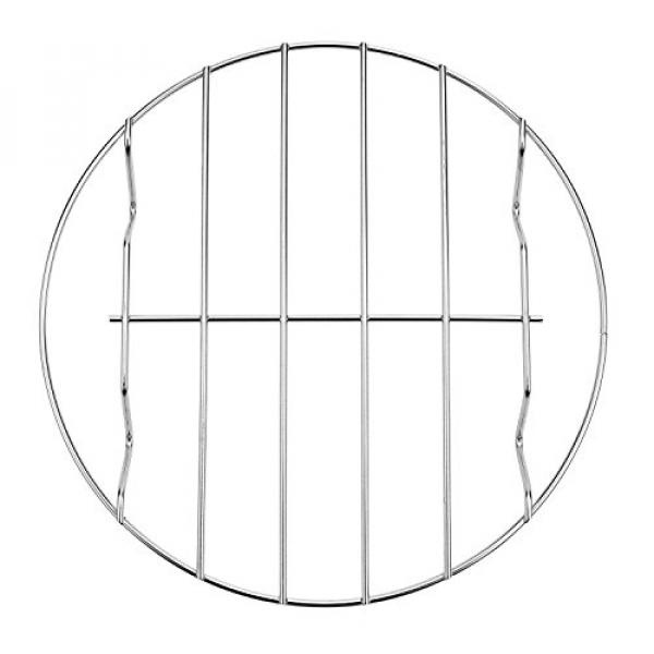 T&B 8 Inch Cooking Rack Round 304 Stainless Steel Baking and Cooling Steaming Rack w Stand Cookware Air Fryer Instant Pot Pressure Cooker Canning Tool (1, 8 Inch) - intl