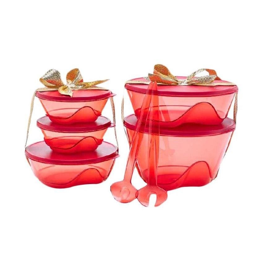 Tupperware 3S Bowl - Merah