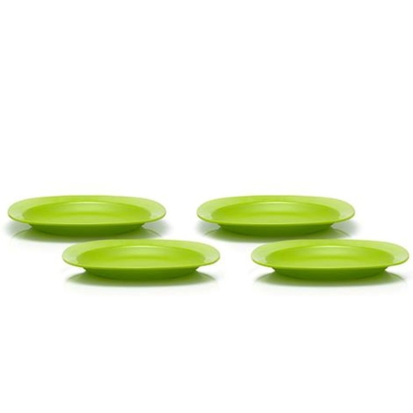 Tupperware Blossom Plate - 4 pcs - Hijau