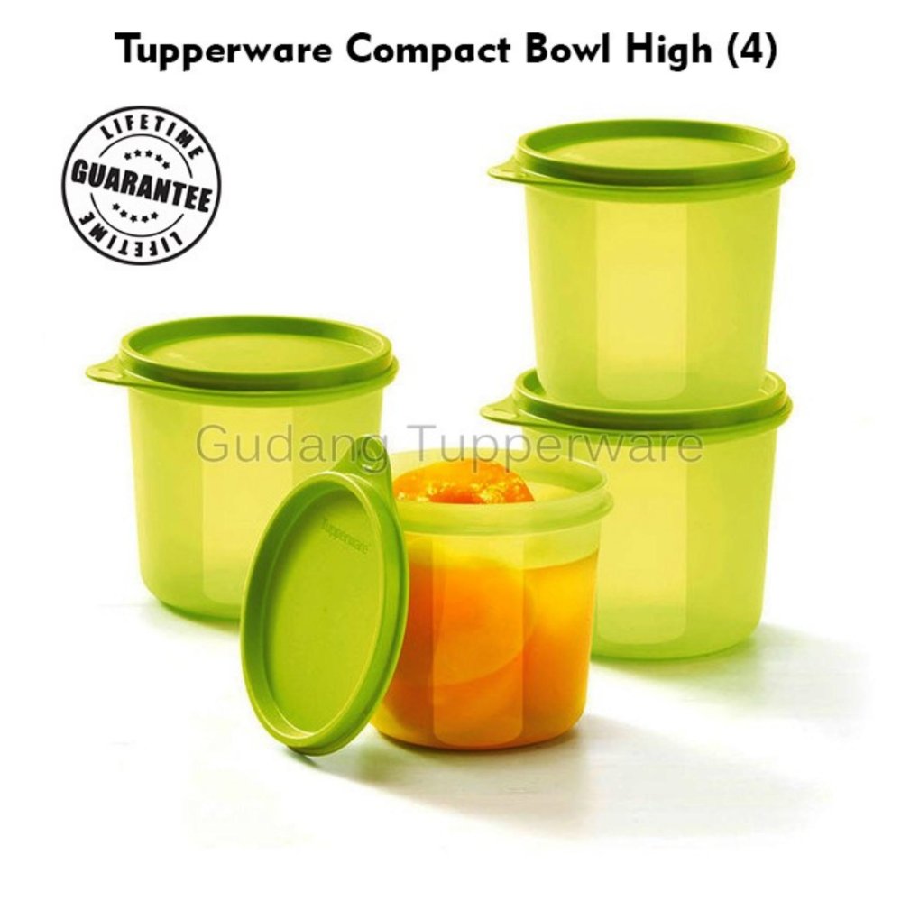 Tupperware Compact Bowl High (4pcs)