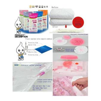 Wenbo Vacuum Plastic Storage Bag Storage Bag Plastik Kantong Penyimpanan Pakaian Selimut Serbaguna Alat Press Baju Dan Selimut Alat Penyimpanan Baju Dan Selimut Alat Serbaguna + Pompa Vacum Warna Random April 2018 - 3 Wenbo Vacuum Plastic Storage Bag Storage Bag Plastik Kantong Penyimpanan Pakaian Selimut Serbaguna Alat Press Baju dan Selimut Alat Penyimpanan Baju dan Selimut Alat Serbaguna + Pompa Vacum Warna Random - 3