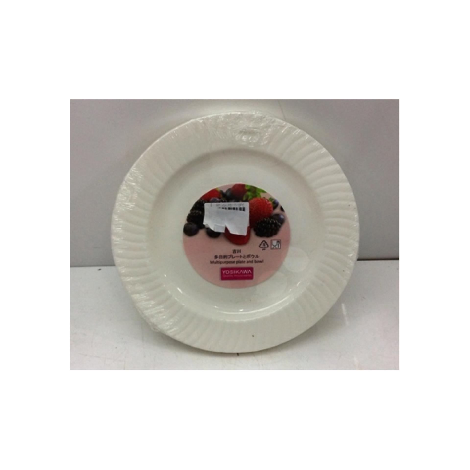 YOSHIKAWA PIRING KUE PLASTIK P-0117/10Pcs