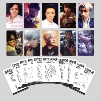 Youpop KPOP Super Junior MAMACITA B Album Photo Card K-POP SelfMade Paper Cards Autograph