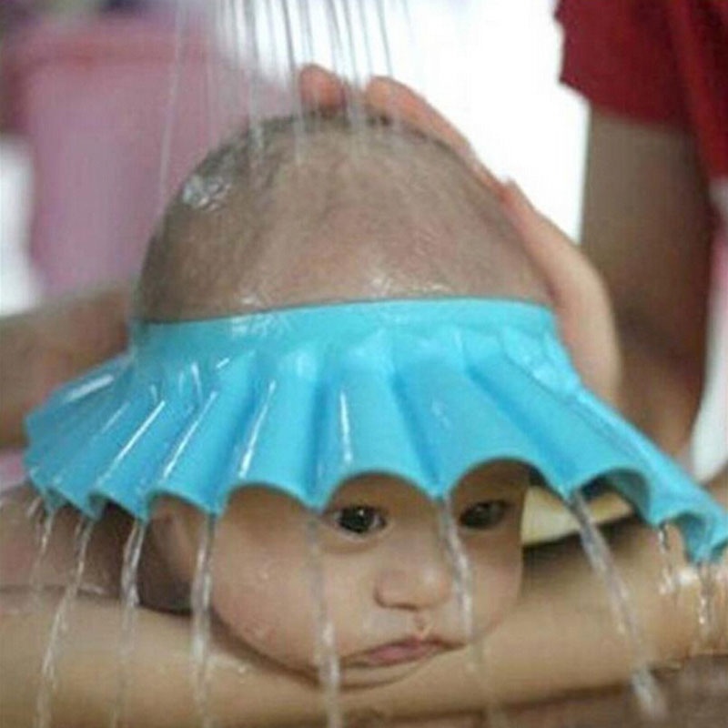 3 Pc/lot Adjustable Shampoo Shower Cap untuk Bayi Lembut EVA Furnitur Bayi Bath Waterproof Topi Anak Cuci Rambut Perlindungan MCB1002-Intl