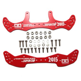 Gambar Akiba Hobby FRP Set AR Chassis J Cup 2015 For Tamiya Mini 4WD  Merah