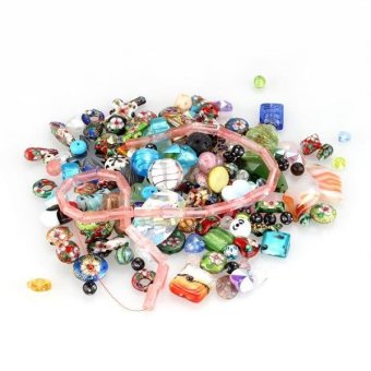 Gambar Bulk Sale Glass Charm Spacer Beads Loose Finds Bracelets WholesaleLot