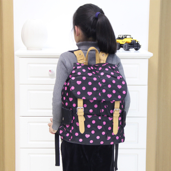 Gambar Disney anak anak gadis ransel sekolahnya