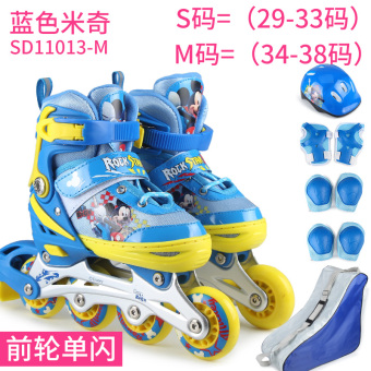 Gambar Disney Anak laki laki penuh skates rol skates anak skates sepatu roda