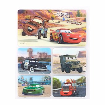 Jual Disney Cars 3D Lenticular Sticker Online Terjangkau