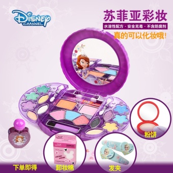 Gambar Disney Putri Kosmetik Kotak Set Boneka Tidak Beracun Kutek