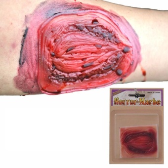 Gambar EOZY Halloween Blood Injury Scar Tattoos Fake Scars Costume Makeup Halloween Decoration Horror Wound Stickers   intl