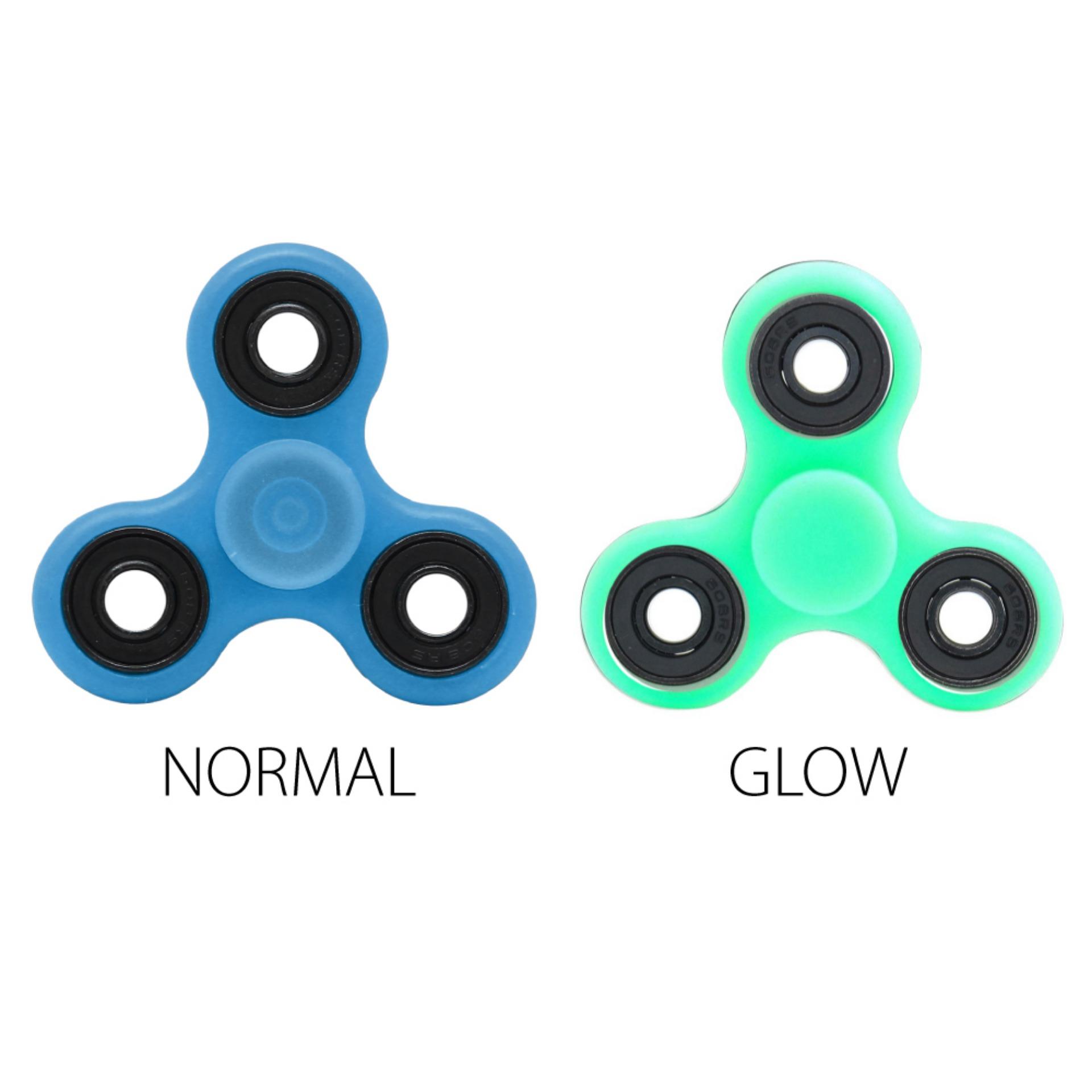 Fidget Spinner Glow in the Dark Keramik / Ceramic Ball Bearing Tri-Spinner Hand Toys