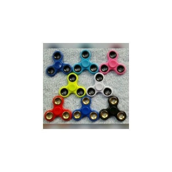 Gambar Fidget Spinner Hand Spinner Fidget Ukuran Besar Tri Bar Bearing Hitam