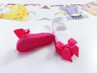 Gadis Kaus Kaki Stocking Busur-diikat Bayi Yang Indah Putri - Pink July 2018 - 2 Gadis kaus kaki stocking busur-diikat bayi yang indah putri - Pink - 2