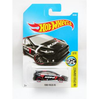 Hot Wheels Ford Focus RS 'Koni' - hitam