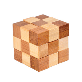 Gambar Intelektual ramah lingkungan bambu duri puzzle