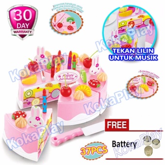 kokaplay cake diy play set 37 pcs mainan kue ulang tahun diy fruit cake lilin musik lu kokaplay cake diy play set 37 pcs mainan kue ulang tahun diy fruit cake lilin musik lu