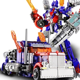 Jual LLS Transformers 5 Optimus Prime Bumblebee Toys 