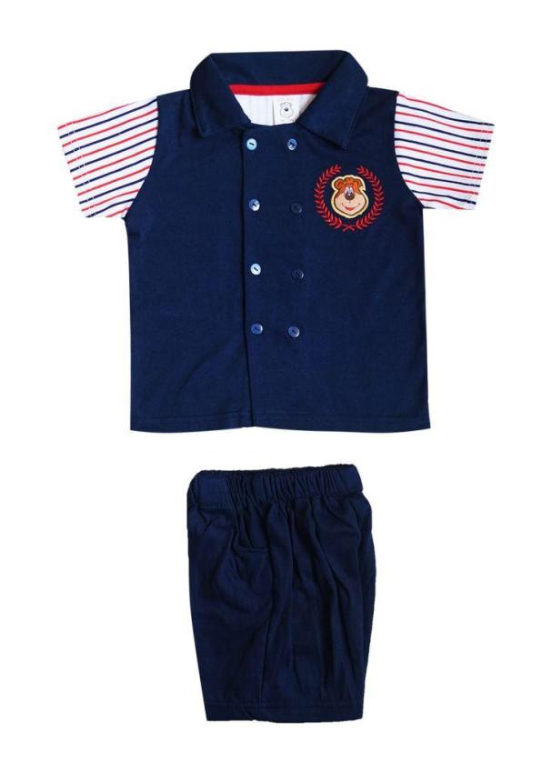 Freeshop Setelan Anak Perempuan Jumsuit Fashion Navy Daftar Source MacBear Baju Setelan Anak .