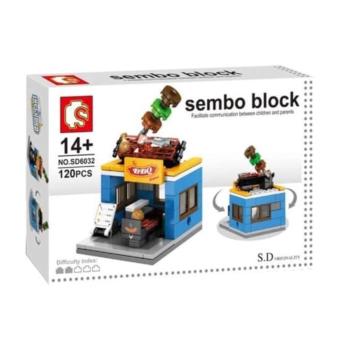 Gambar Mainan Edukasi anak Lego sembo Blocks SD6032 BBQ