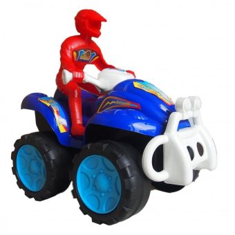 Gambar Ocean Toy Motor ATV + Orang Mainan Anak OCT6007BC   Biru