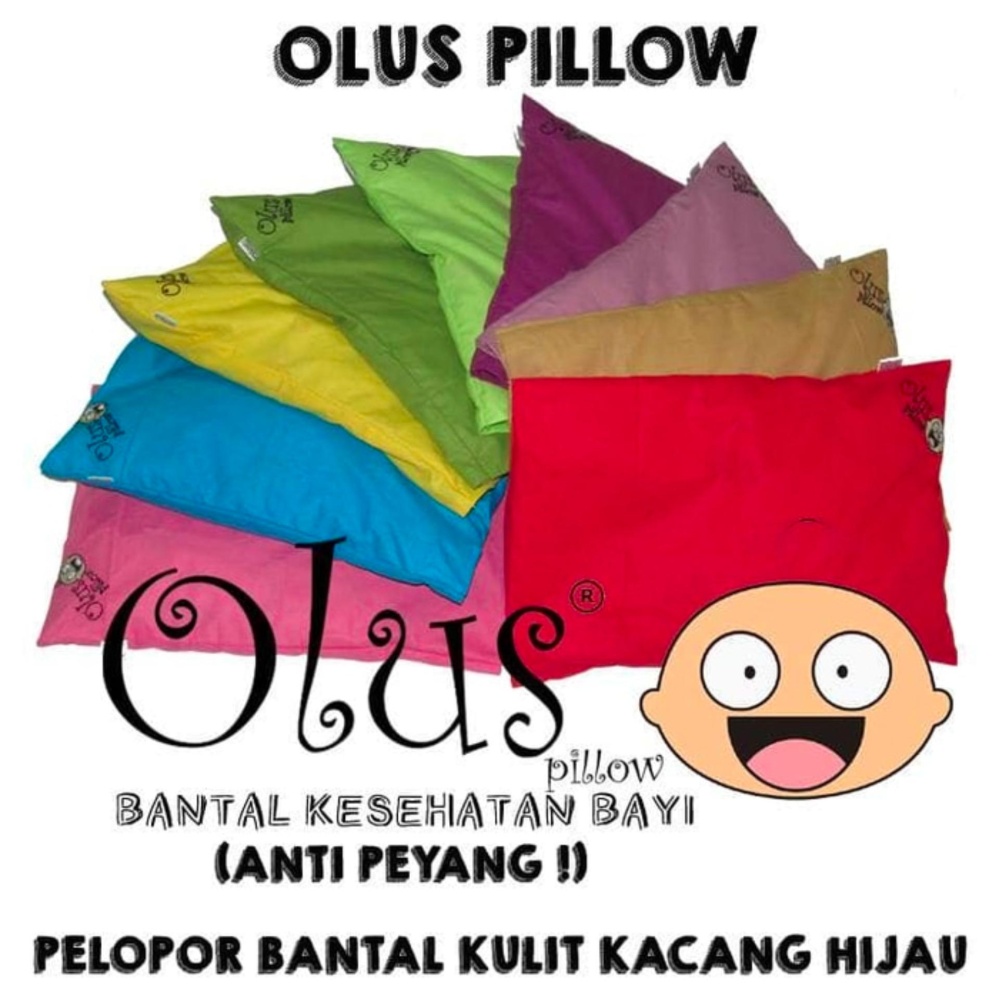 Olus Pillow Baby  Bantal Olus Anti Kepala Peyang untuk Kesehatan Bayi