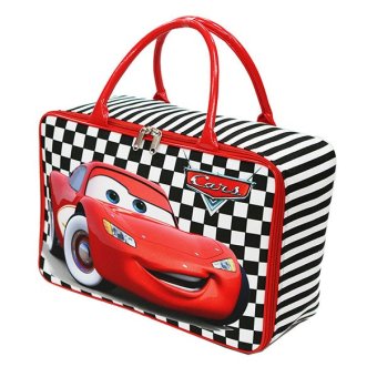 Onlan Travel Bag Cars Red Bahan Kanvas Halus Import April 2018 - 2 Onlan Travel Bag Cars Red Bahan Kanvas Halus Import - 2