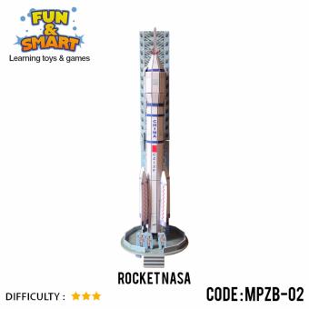 Gambar Puzzle Super 3D Rocket Nasa   Mainan Edukatif   MPZB 02