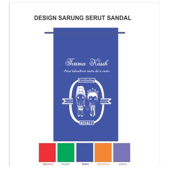 SANDAL SOUVENIR PERNIKAHAN + SARUNG SERUT