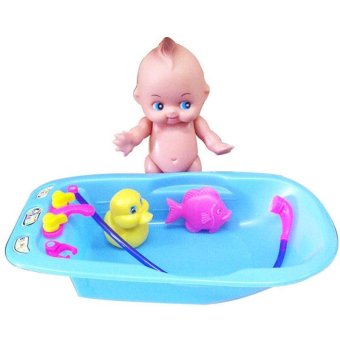 TanTan - Baby Tub Baby Doll Biru - Bak Mandi Boneka