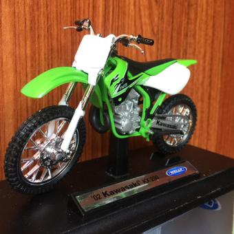 Gambar Welly Diecast Minitur Motor Kawasaki KX 250